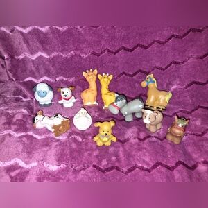 Fisher Price Little People Animal And Baby Toy Lot